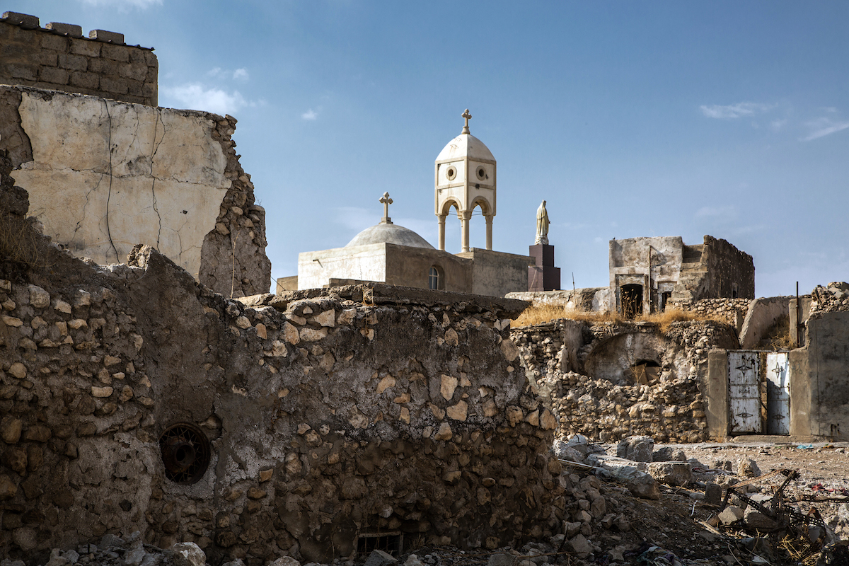 Christelijk stadje in Irak probeert de draad weer op te pikken na IS